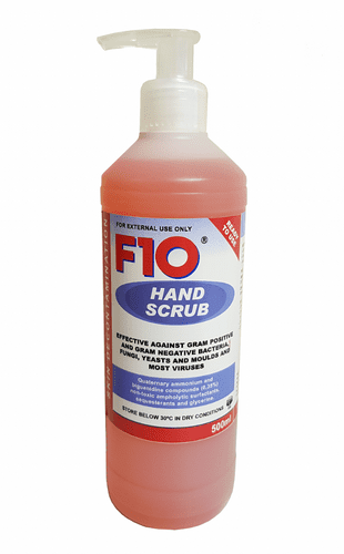 F10 Hand Scrub