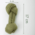 Green Puffed Knotted Bone