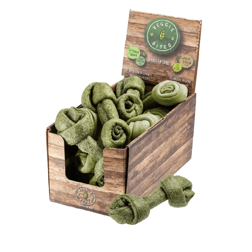 Green Puffed Knotted Bone