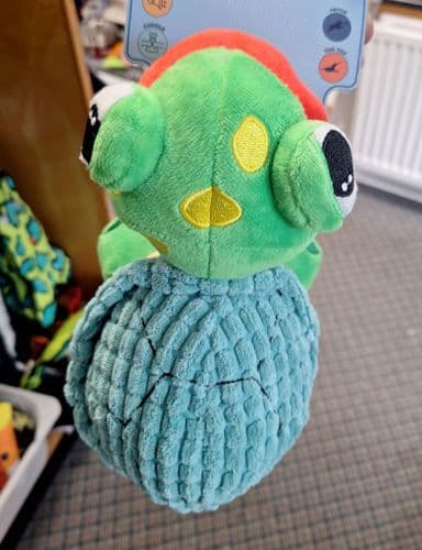 Plush Turtle dog toy