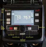 Cobra By Stealth TIG 200P LCD DC TIG Welder