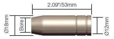 MB15 MIG Welding Nozzles