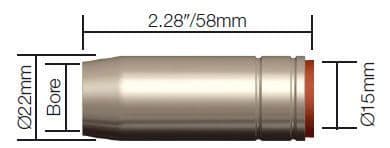 MB25 MIG Welding Nozzles
