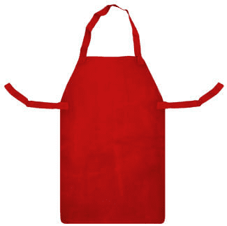 Red Leather Welding Apron