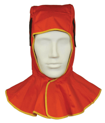 Red Lined Welding Hood