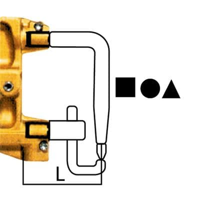 Tecna 18mm Spot Welding Arms with Caps and Bent Electrode