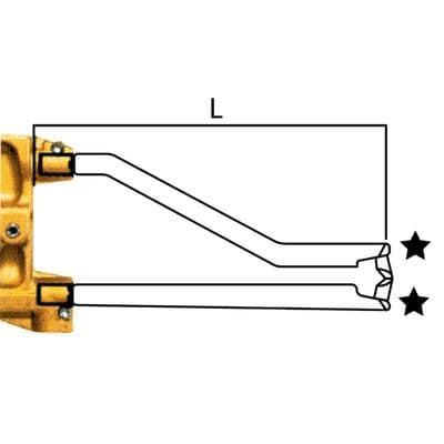 Tecna 18mm Spot Welding Arms with Caps, Reduced Dimensions