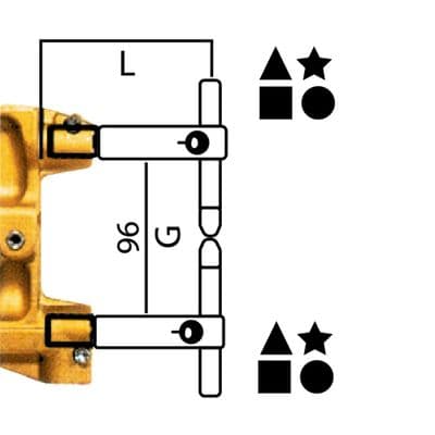 Tecna 18mm Spot Welding Straight Arms