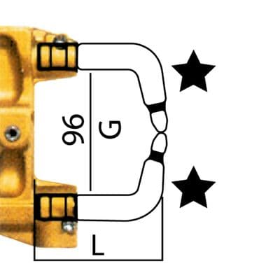 Tecna 20mm Bent Water Cooled Arms.