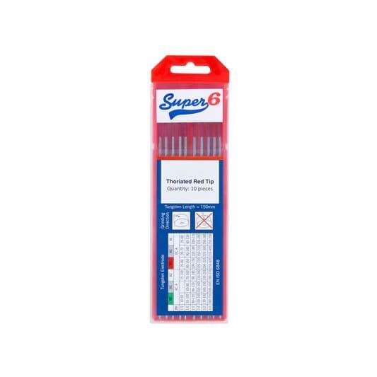 TIG Welding Tungsten Electrodes WT-20 RED 175mm
