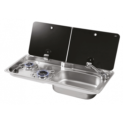 **CLEARANCE** - FL1765 2 BURNER COMBI UNIT - RH SINK