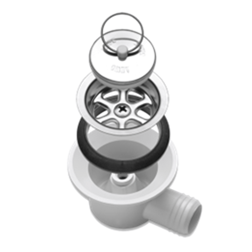 20MM ANGLED WASTE FITTING AC540