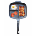 3 ZONE FRYING PAN