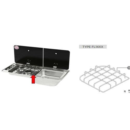 3000401 ENAMELLED PAN SUPPORT - FL14XX