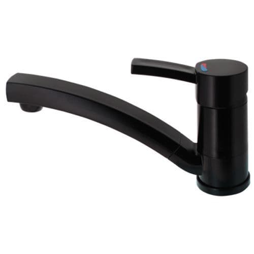 BLACK CAPRI KOMPAKT MIXER TAP 17CM