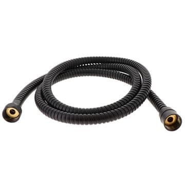 BLACK METAL 1.50M SHOWER HOSE