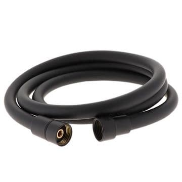 BLACK PVC 1.50M SHOWER HOSE