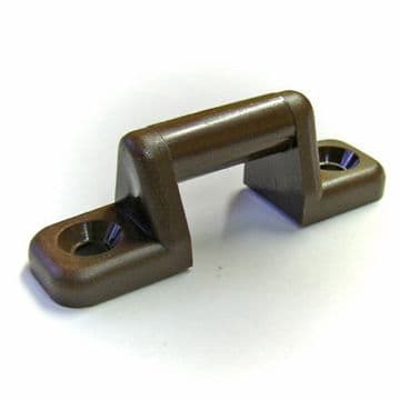 BROWN STRAPHOLDER FOR GAS BOTTLE STRAPS