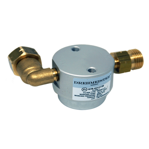 DREHMEISTER GAS CYLINDER FILTER HORIZONT