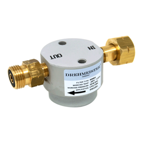 DREHMEISTER GAS CYLINDER FILTER STRAIGHT