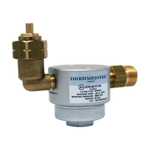 DREHMEISTER GAS CYLINDER FILTER VERTICAL