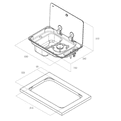 FL1324 1 BURNER COMBI UNIT - LH SINK