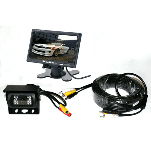 REAR VIEW CAMERA & MONITOR SYSTEM FOR MOTORHOME TRUCK OR BUS