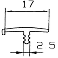 SINGLE LIPPED T TRIMS