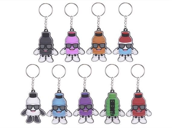 1 x Laser Cut 2 sided Energy Drink Key Ring