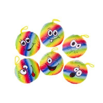 10cm Super Soft Rainbow Emoji