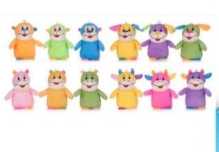 16CM Cow, Hippo, Dog, Monkey mix   6.5