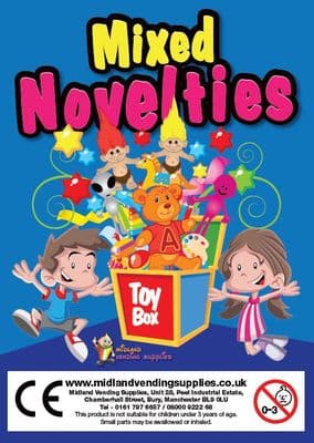 32mm Mixed Novelties x 250