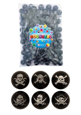32mm Pirate Themed Bouncy Balls x 100