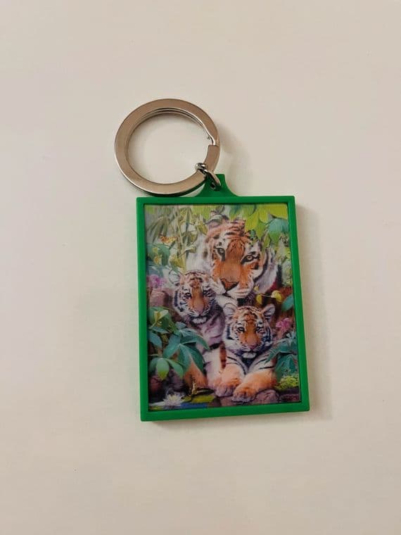 3D Jungle Keyring