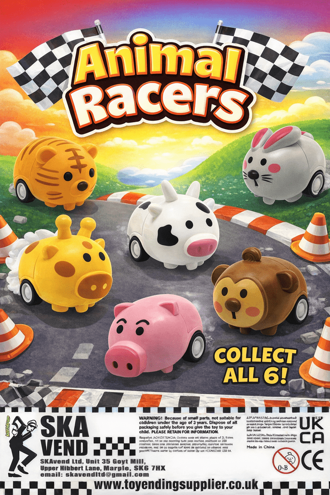50mm Animal Racers x 100