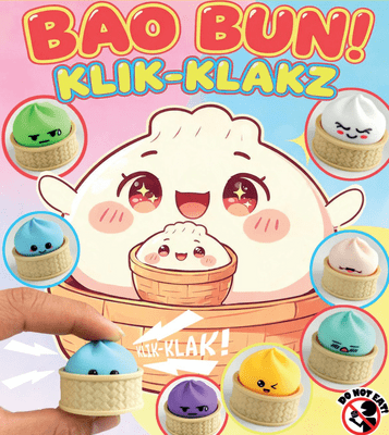 50mm Bao Bun Klik Klackz x 100