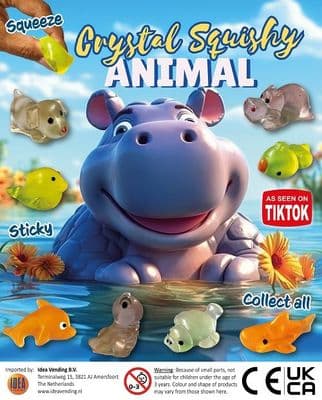 50mm Crystal Squishy Animals  x 100