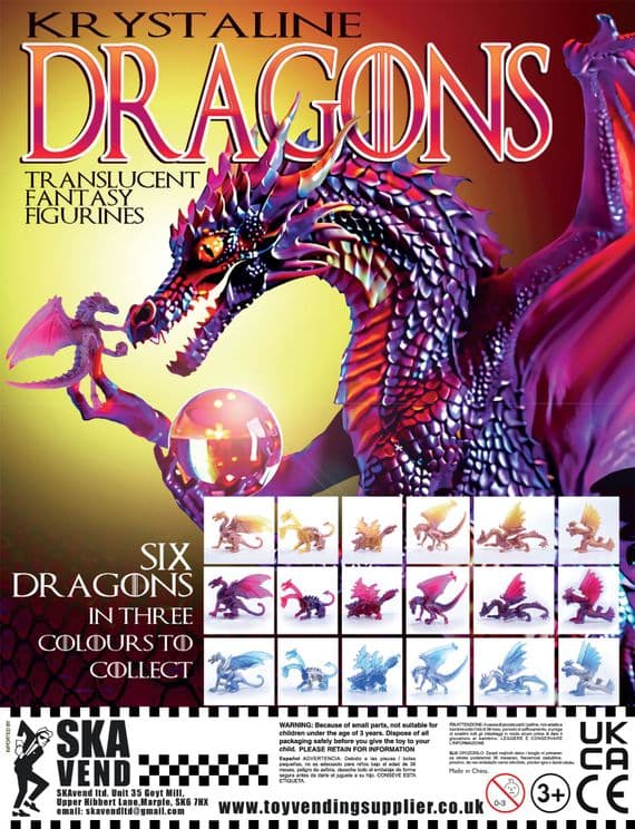 50mm  Dragons x 100