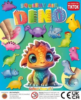 50mm  Squishy Air Dino x 100