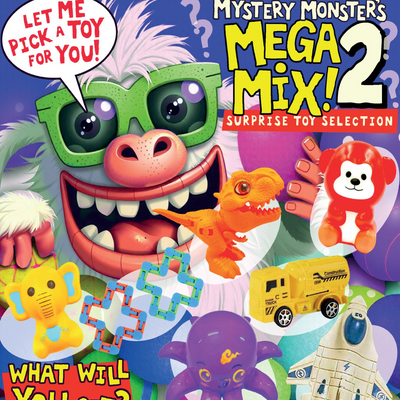 95mm  Mega Mixed Novelties x 125  for £2 Vend