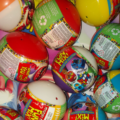 95mm Mixed Novelties (Deluxe) x 150  for £1 Vend