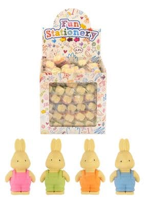 ERASER RABBIT 5.5CM 4 ASTD COLS