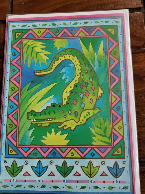 Happy Birthday -  Crocodile