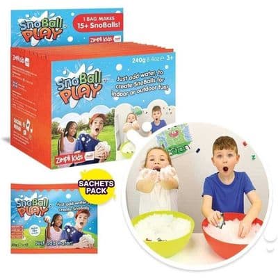 Kids Snow Ball Play - 12 sachets, just add water