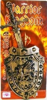 medieval sword and Shield set x 1