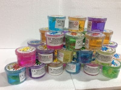 Slime Pots With Bugs x 48 (mini)  16.5p each