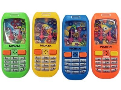 Water Ringtoss Game Phone x 1  (Approx 8.5cm)