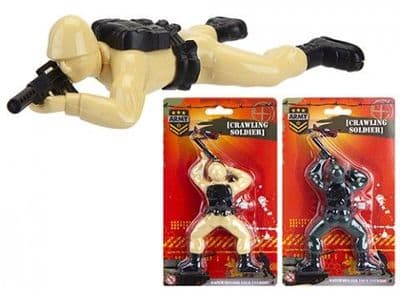 Wind Up Crawling Soldier x 1