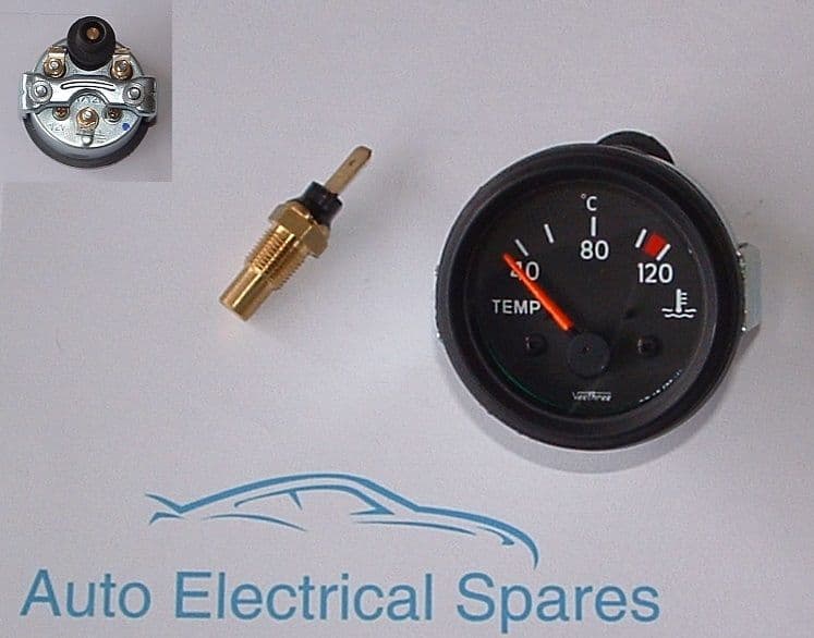 CLASSIC CAR 12v water temperature gauge and sender