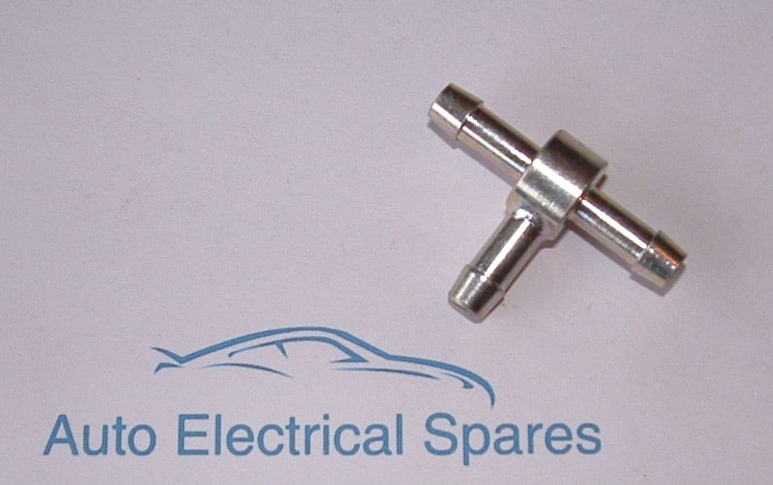 FUEL PIPE T Piece 6mm METAL